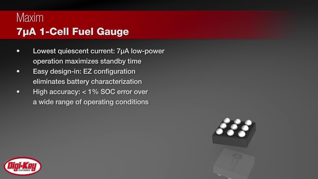 MAX17055EWL Fuel Gauge Maxim Integrated DigiKey