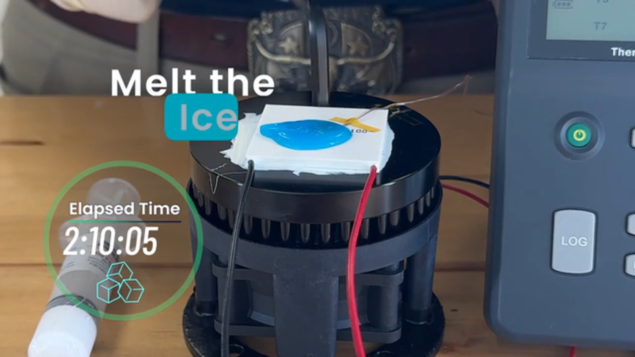 Freezing Water with Electricity | Sheetak Thermoelectric Cooler Demo