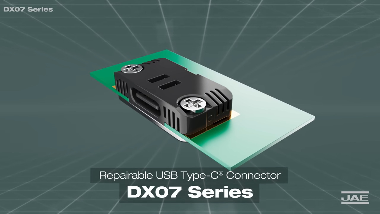 Repairable USB Type-C® Connector DX07 Series