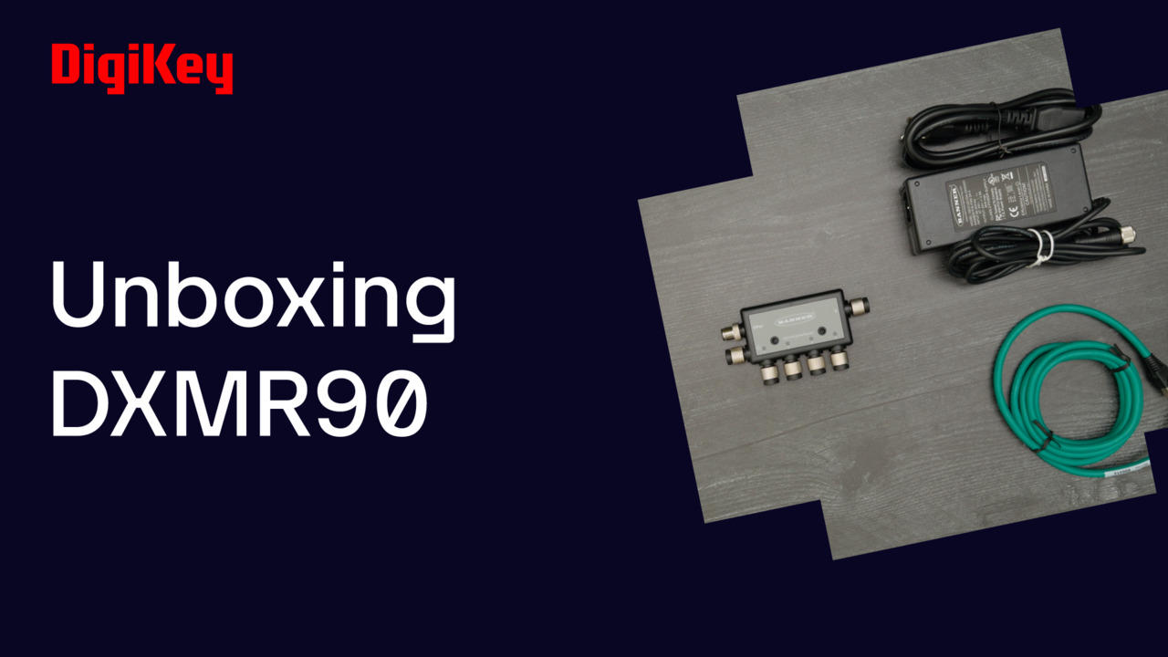 DXMR90-4K IO Link Master Unboxing | DigiKey 