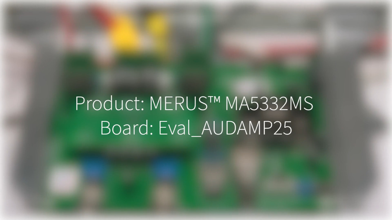 MERUS™ Class D amplifier MA5332MS in action: heatsink-less, high power density, high efficiency