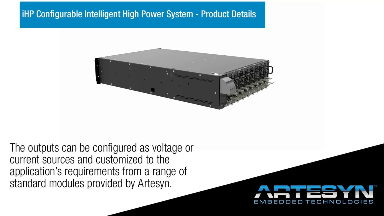 iHP Configurable Intelligent High Power System Product Details