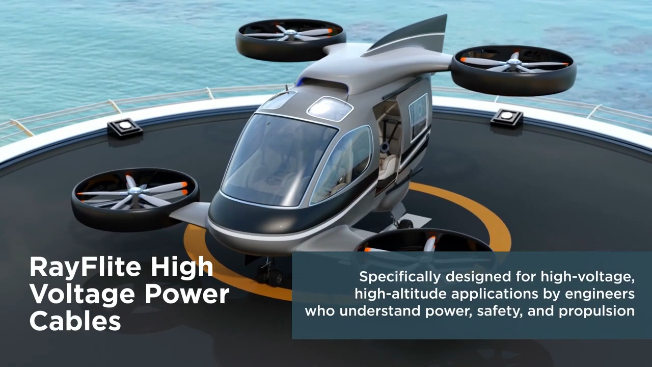 RayFlite High-Voltage Power Cables for High-Altitude Aircraft