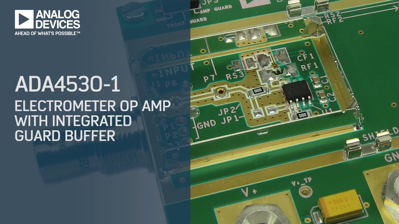 ADA4530-1 Electrometer Op Amp with Integrated Guard Buffer