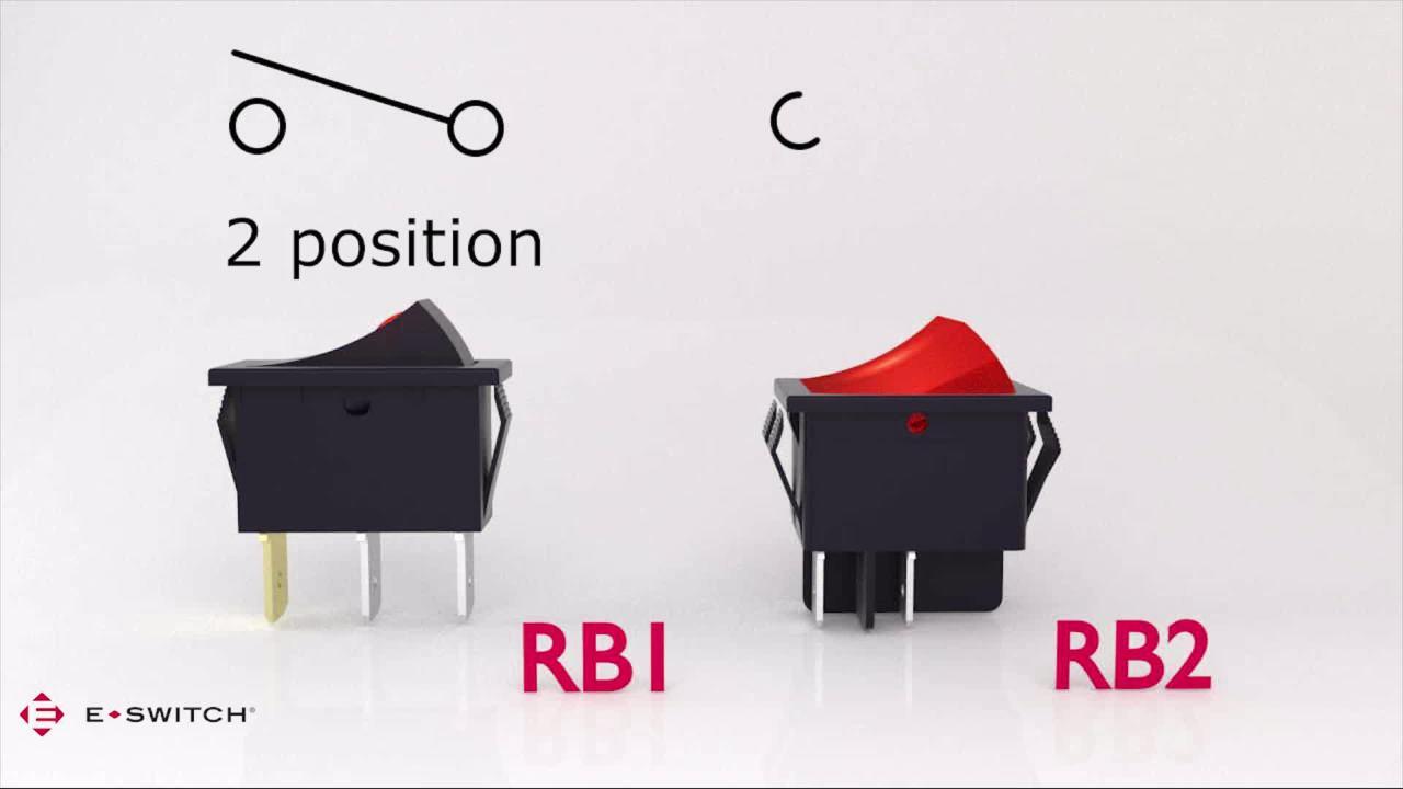 E-Switch presents E-Bits: RB1 and RB2 Rocker Switches