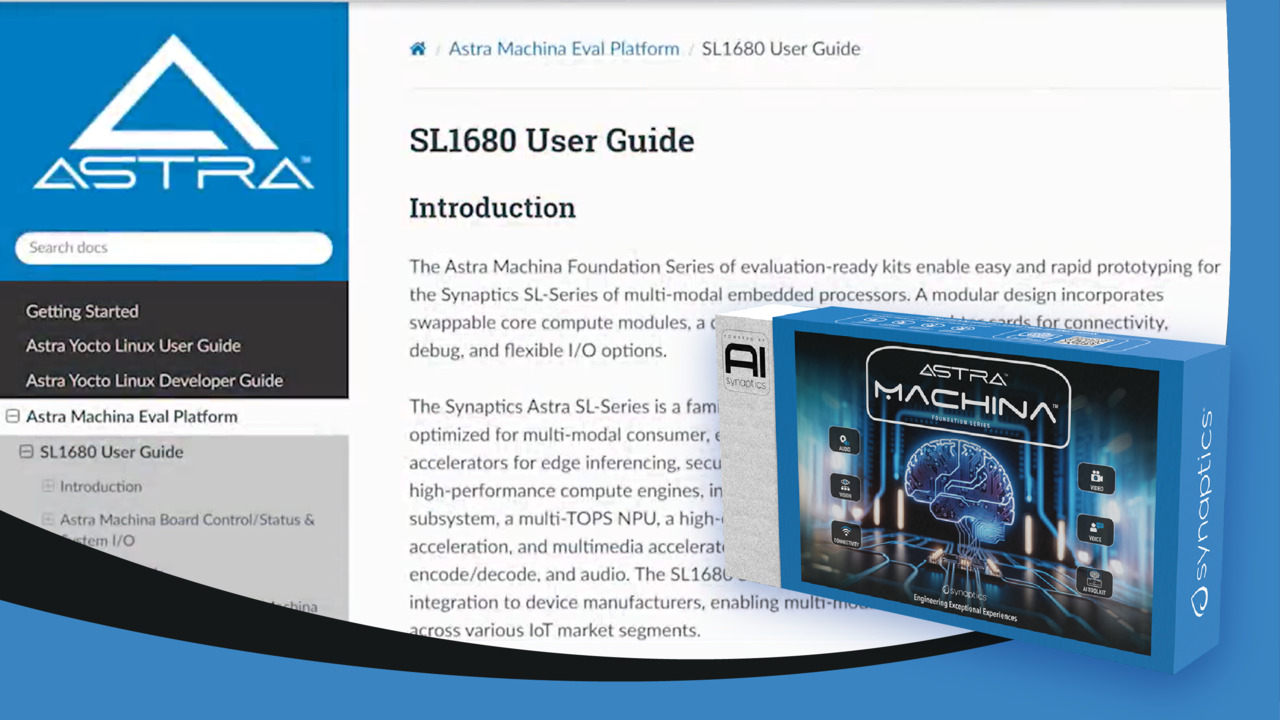 Get Connected with Integrated Wireless on Synaptics Astra Machina™