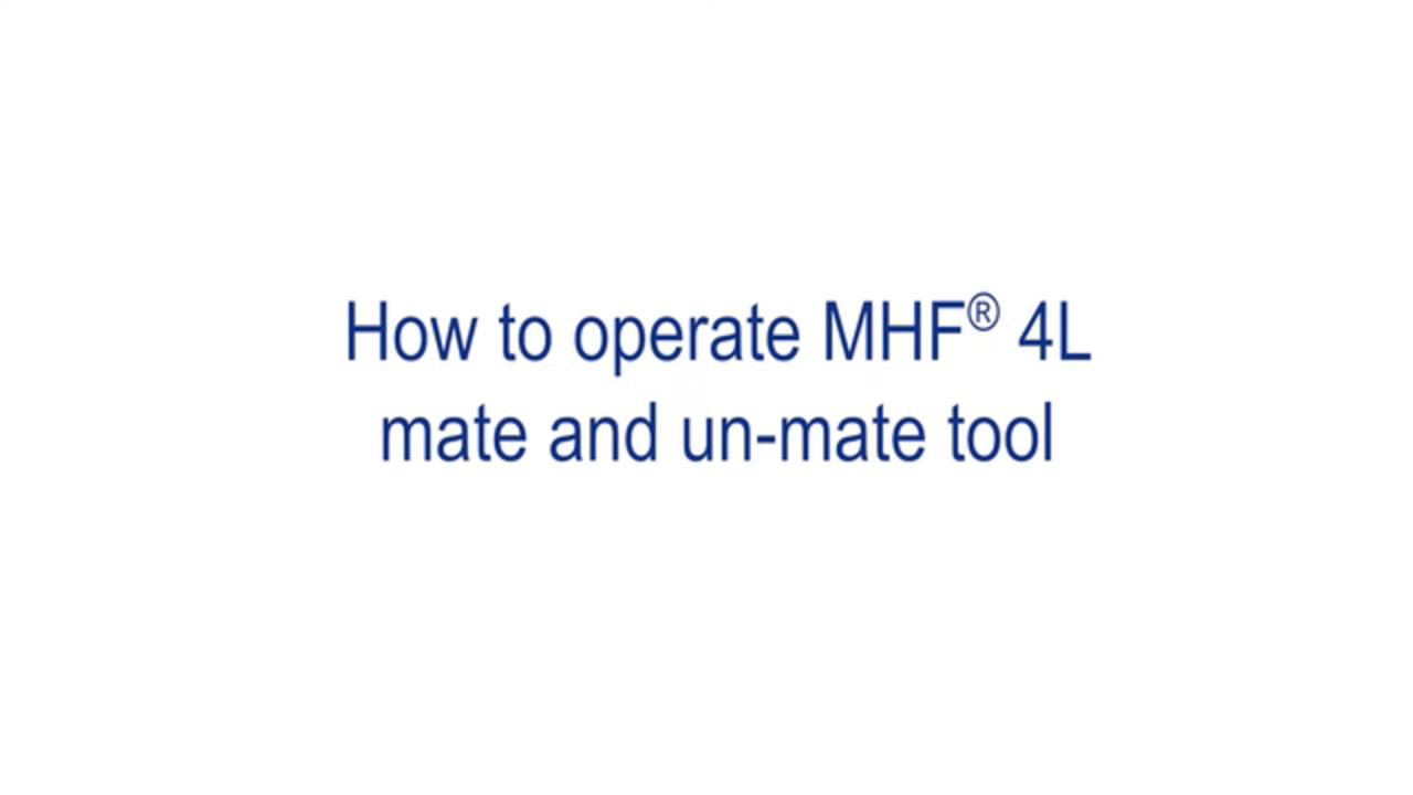 How to Operate MHF® 4L Mating and Unmating Tool/ Micro RF Coaxial Connector / I-PEX