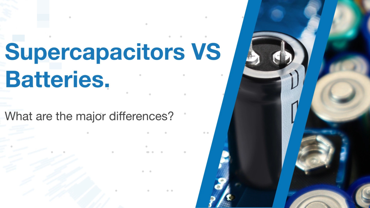 What is the difference between a battery and a supercapacitor?