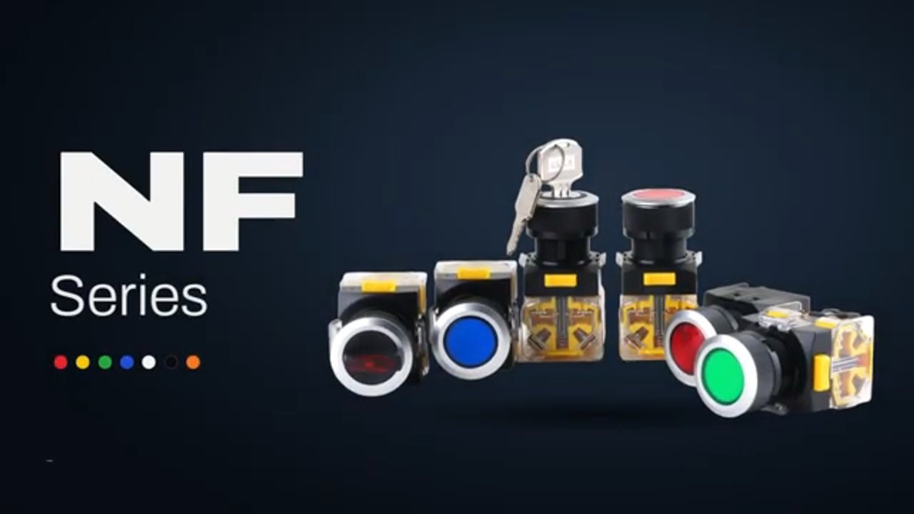 NF Series  Flush-Mount Pushbuttons, Pilot Lamps, Selector & Key Switches