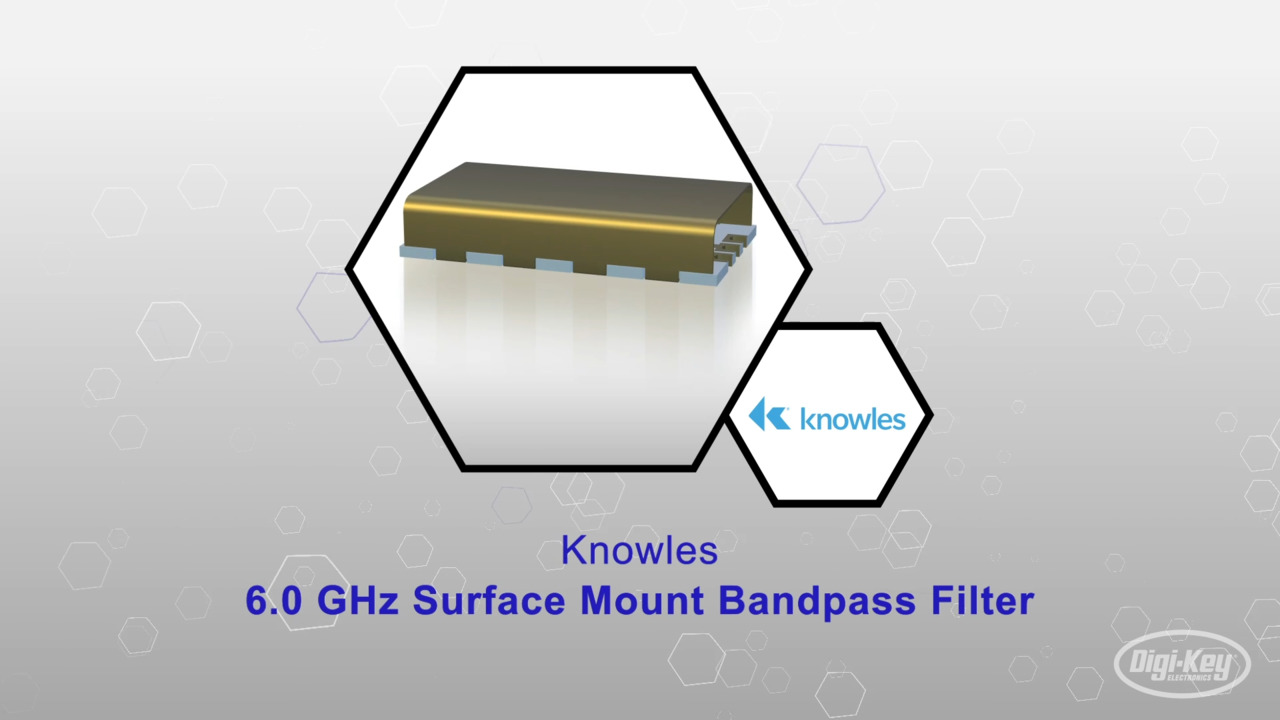6.0 Ghz Surface Mount Bandpass Filter | Datasheet Preview