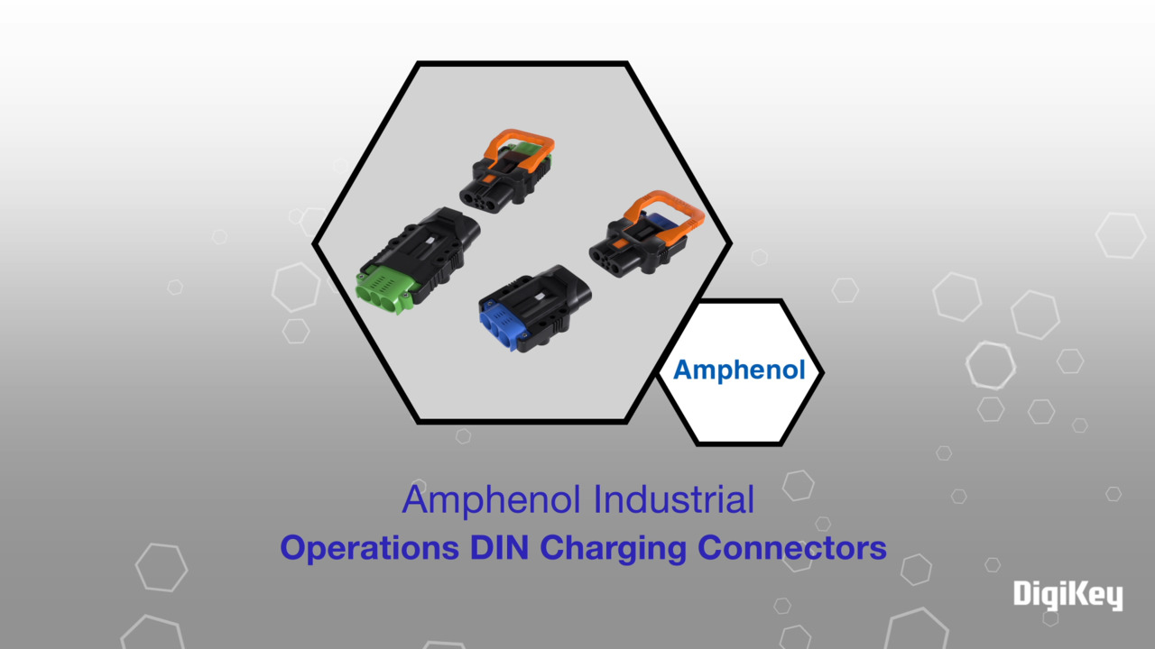 Amphenol Industrial Operations DIN Charging Connectors | Datasheet Preview