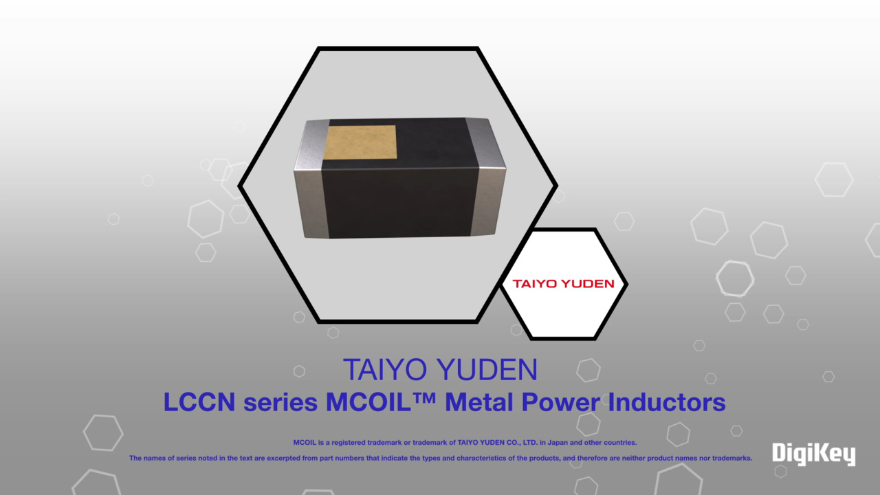 Taiyo Yuden LCCN Series Power Inductors | Datasheet Preview