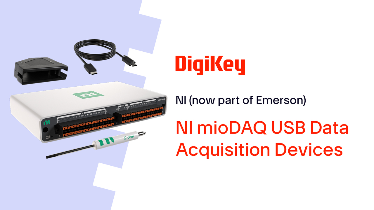 NI mioDAQ USB Data Acquisition Device PIO | DigiKey