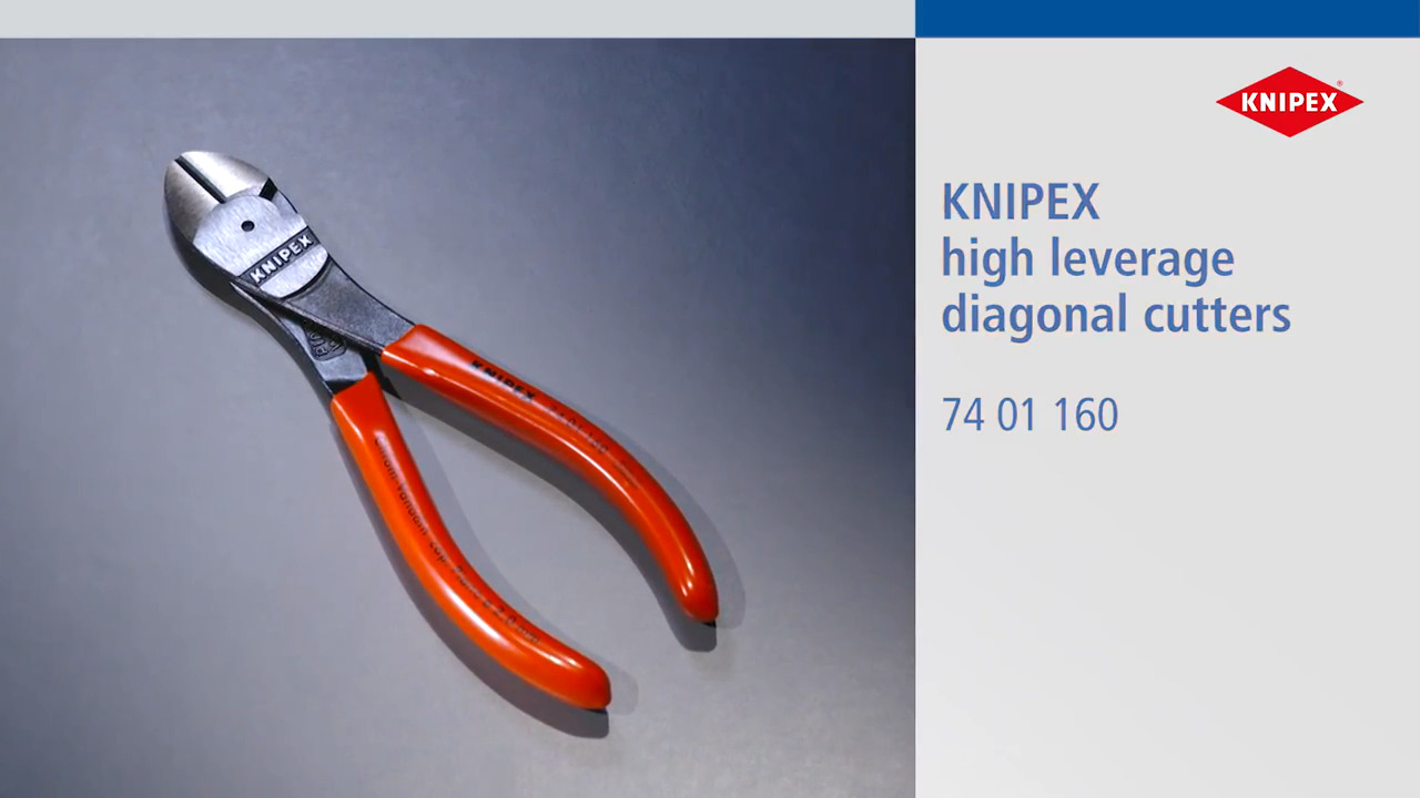 KNIPEX High Leverage Diagonal Cutter 74 01 160