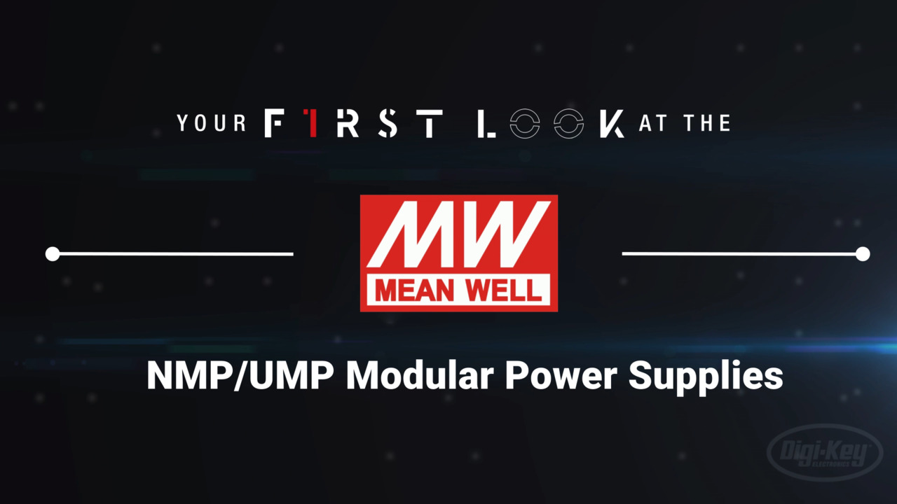 MEAN WELL USA Product Line: NMP/UMP Modular Power Supplies | First Look