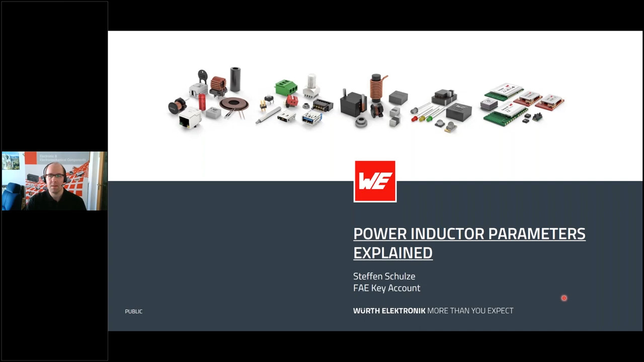 WEbinar Partnered with DigiKey:  Power Inductor Parameters Explained