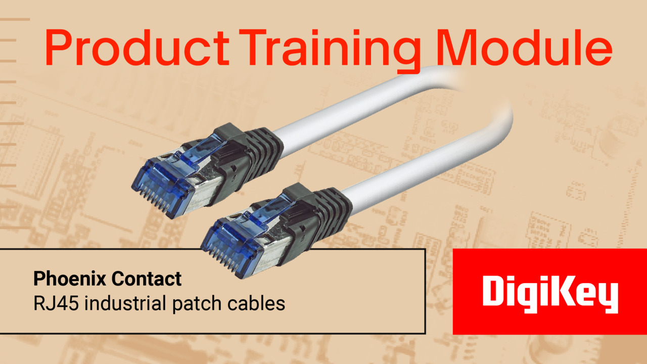 Phoenix Contact – Industrial RJ45 Patch Cables – PTM | DigiKey