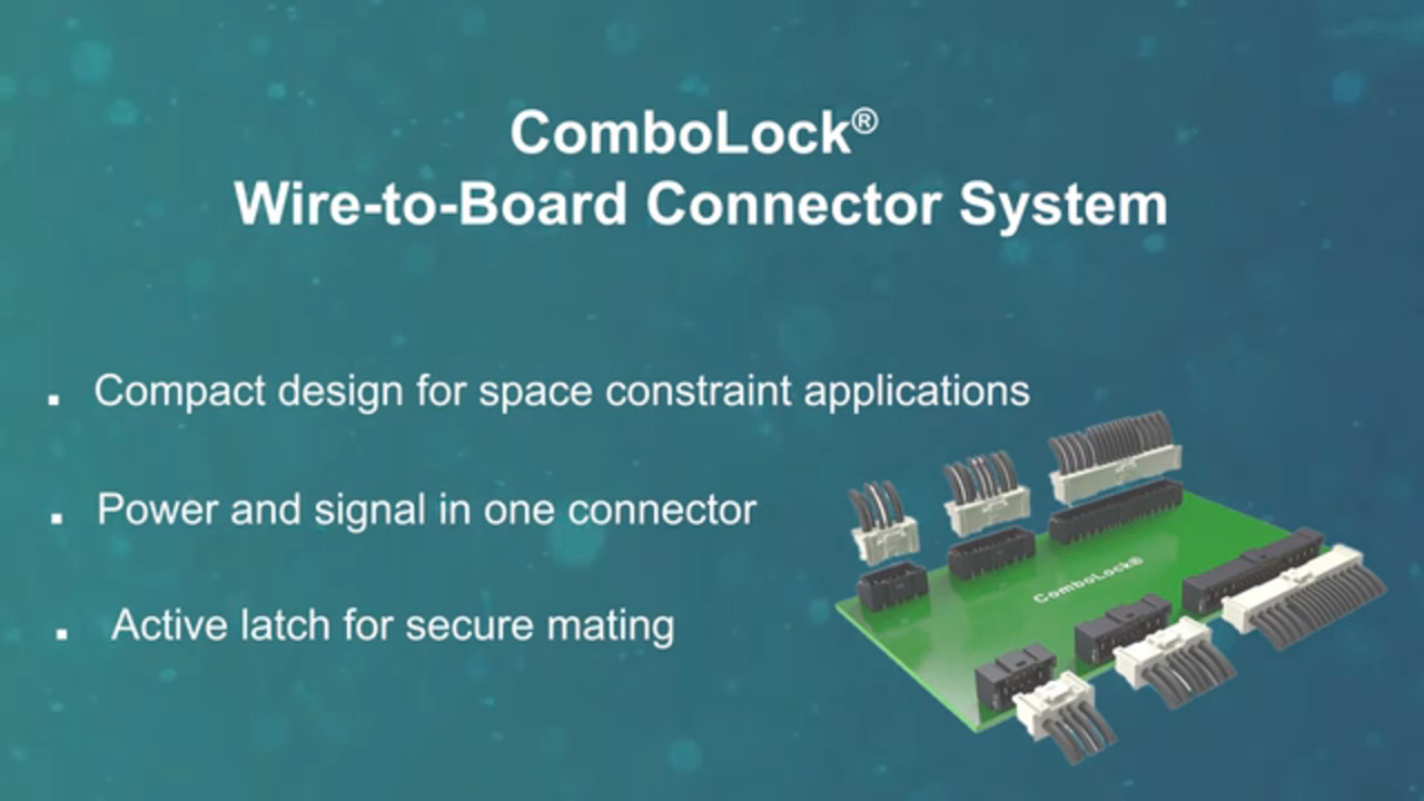 ComboLock® Wire-to-Board Connector System