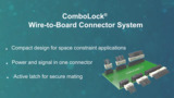 ComboLock® Wire-to-Board Connector System ComboLock® Wire-to-Board Connector System