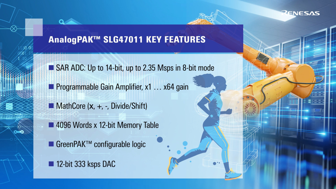 Introduction to the Renesas AnalogPAK SLG47011 – Programmable Mixed-Signal Matrix