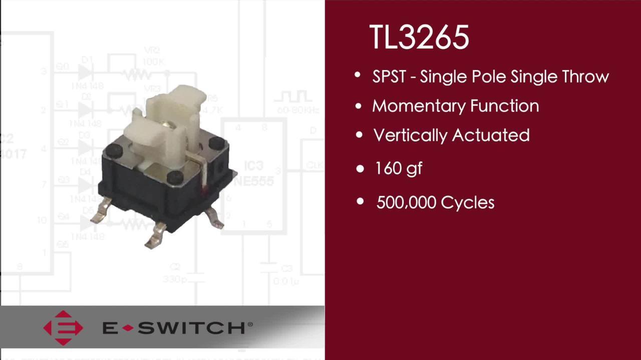 TL3265 Series Illuminated Tact Switch ESwitch DigiKey