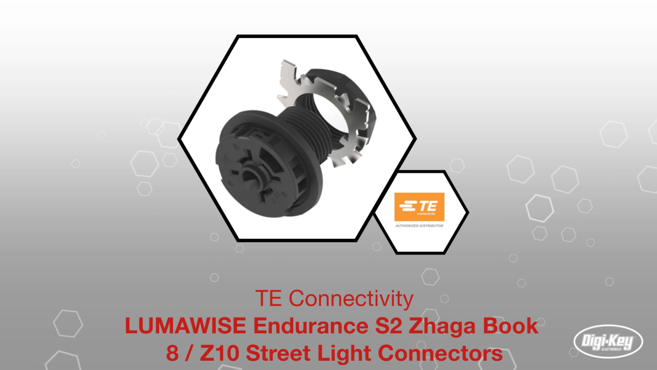 TE Connectivity LUMAWISE Endurance S2 Zhaga Book 18 / Z10 Street Light Connectors | Datasheet Preview