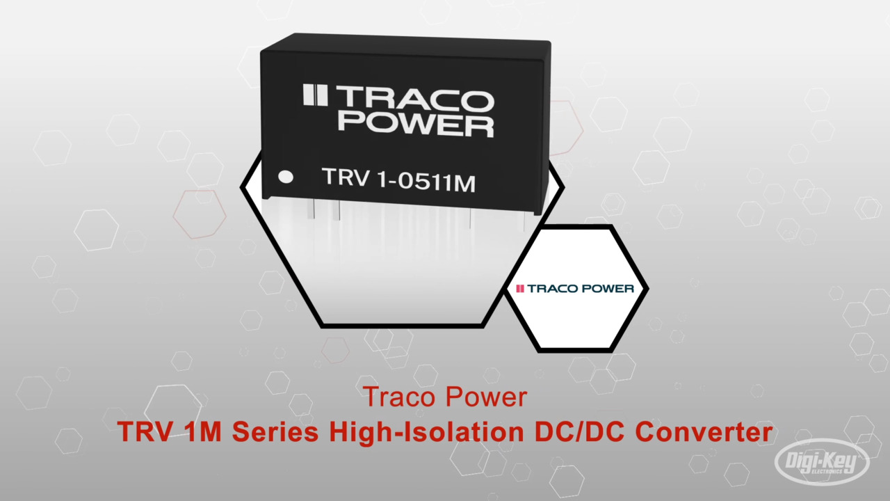 TRV 1M Series High-Isolation DC/DC Converter | Datasheet Preview