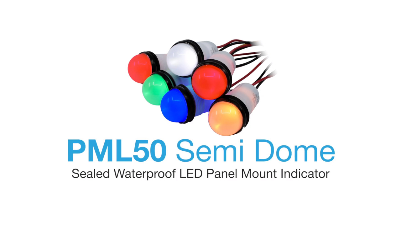 PML50 Series - Waterproof LED Panel Mount Indicator