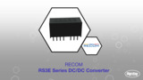RS3E Series DC/DC Converter | Datasheet Preview RS3E Series DC/DC Converter | Datasheet Preview