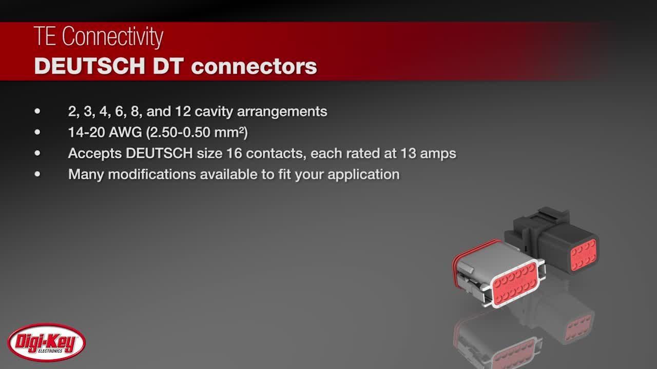 TE Connectivity DEUTSCH DT Series Connectors | DigiKey Daily