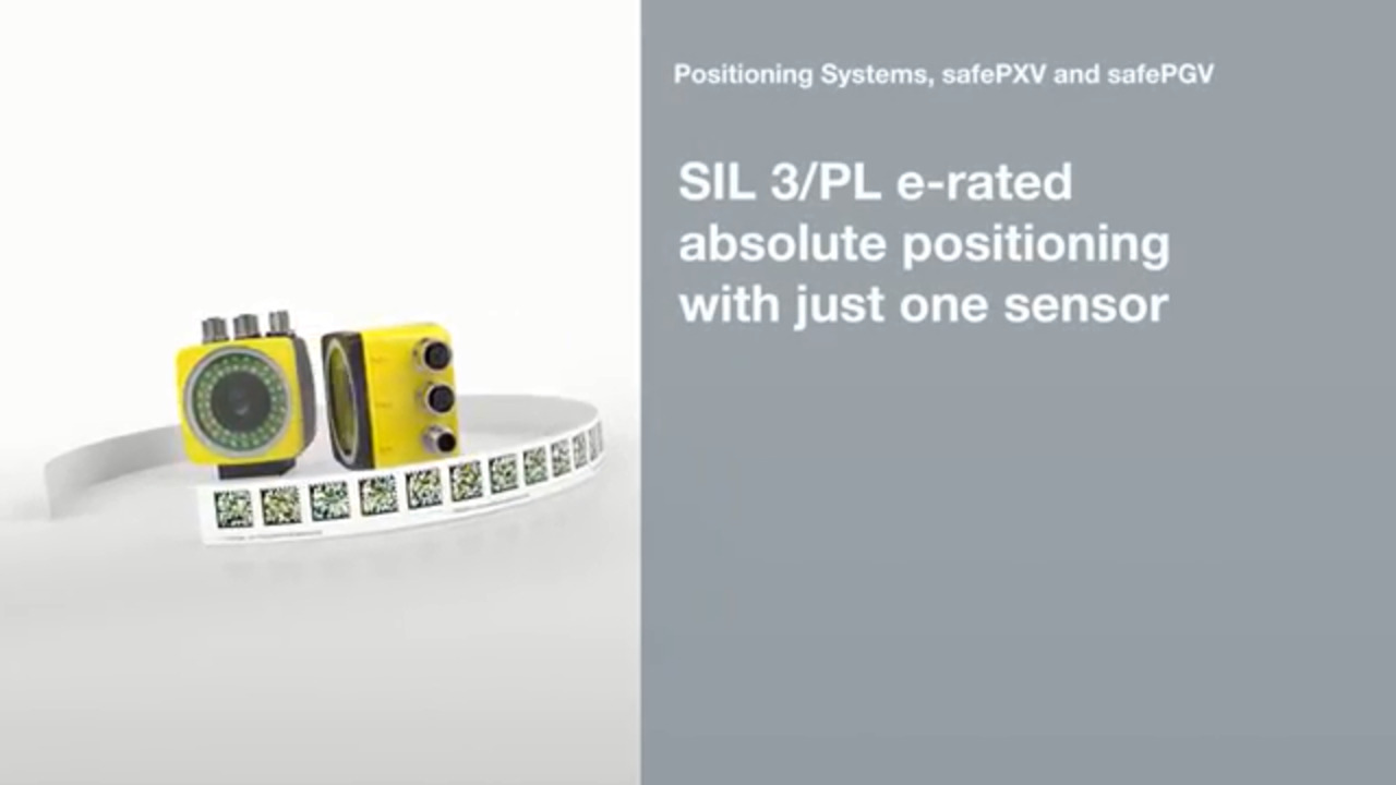 safePXV and safePGV | SIL 3/PL e Absolute Positioning Systems