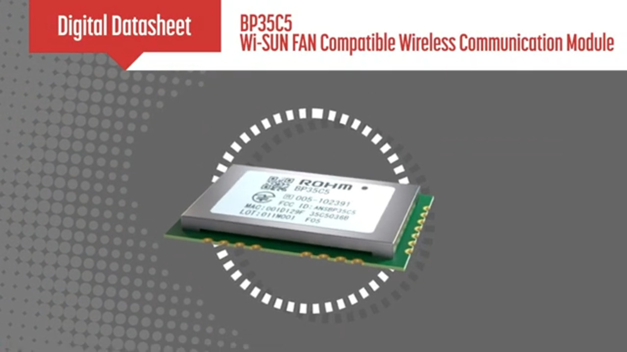 BP35C5 Wi-SUN FAN Compatible Wireless Communication Module