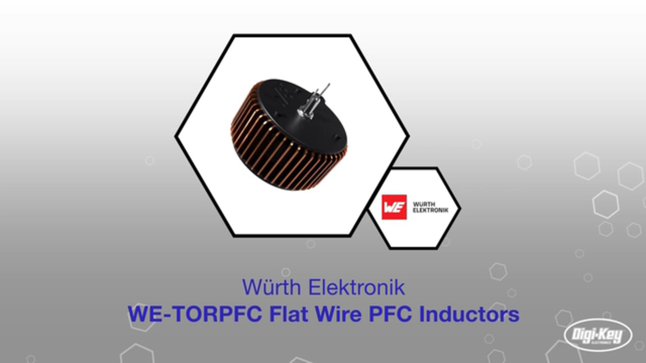 Wurth Elektronik - WE-TORPFC Flat Wire PFC Inductors | Datasheet Preview