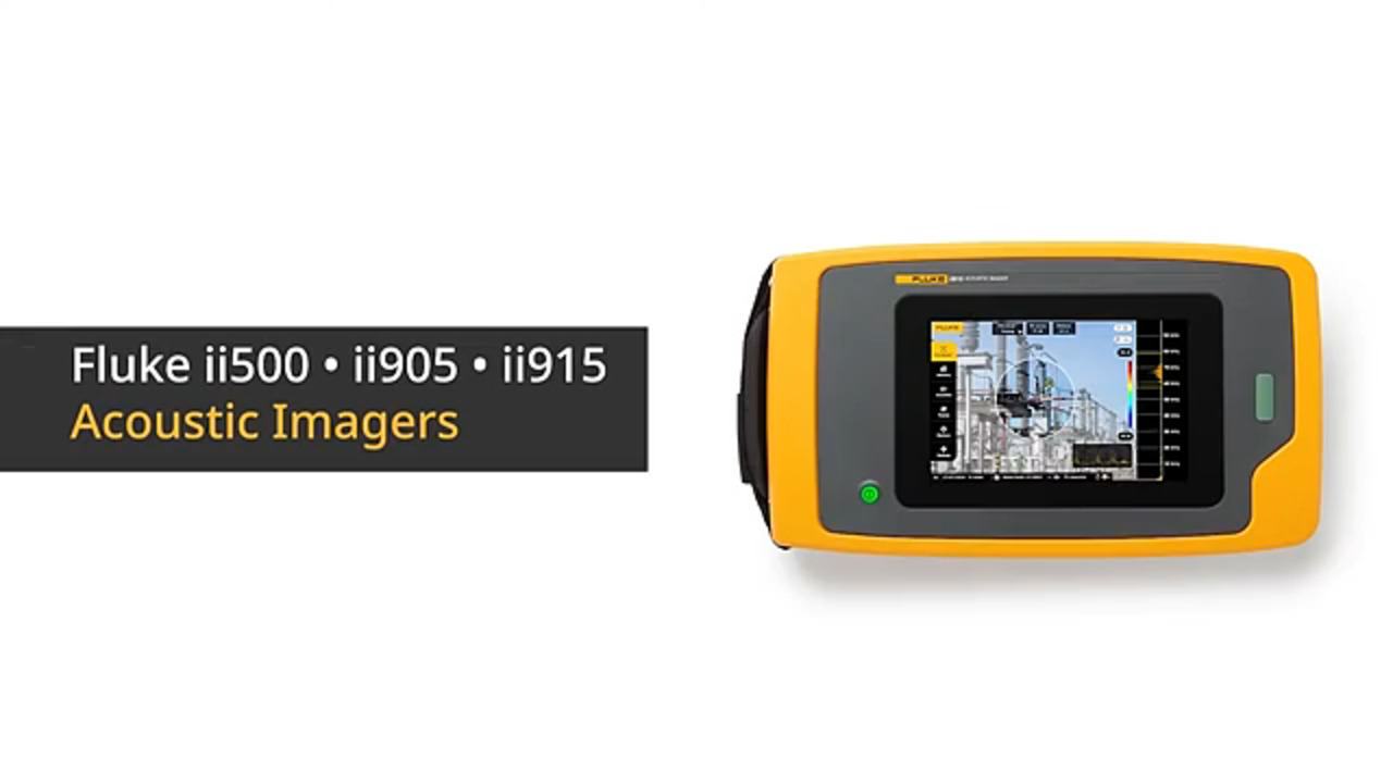 Pinpoint, analyze, and act with confidence | Fluke ii Series Acoustic Imagers