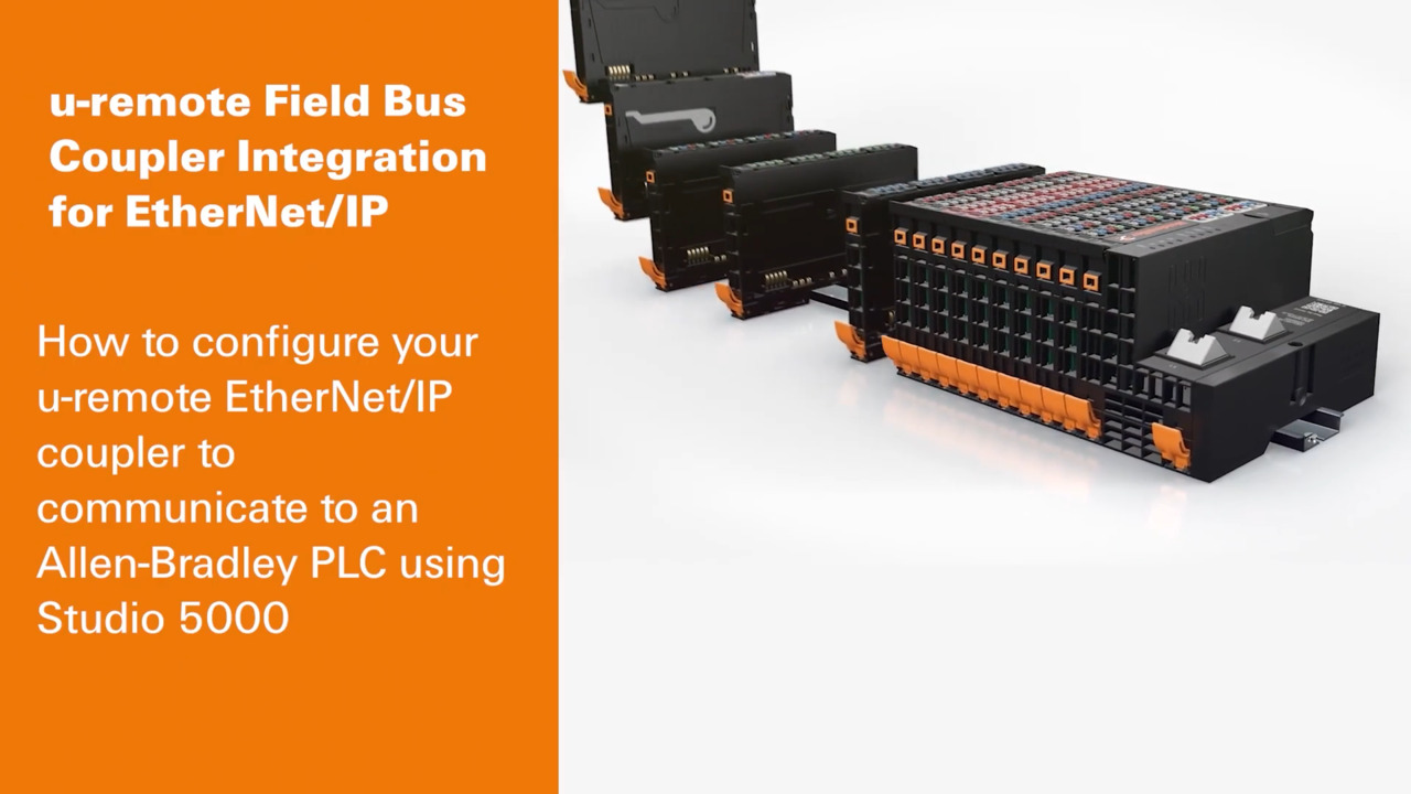 u-remote Field Bus Coupler Integration for EtherNet/IP