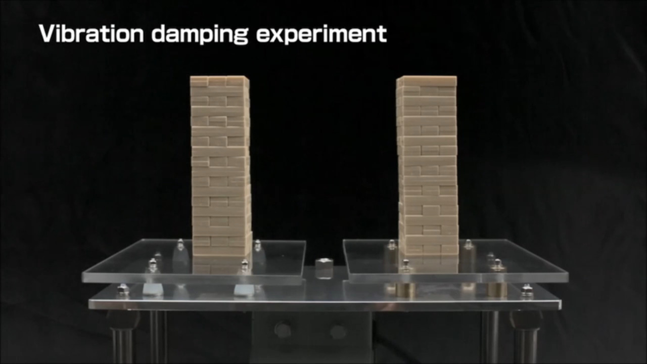αGEL（Alpha GEL）”Vibration Damping Test” Taica