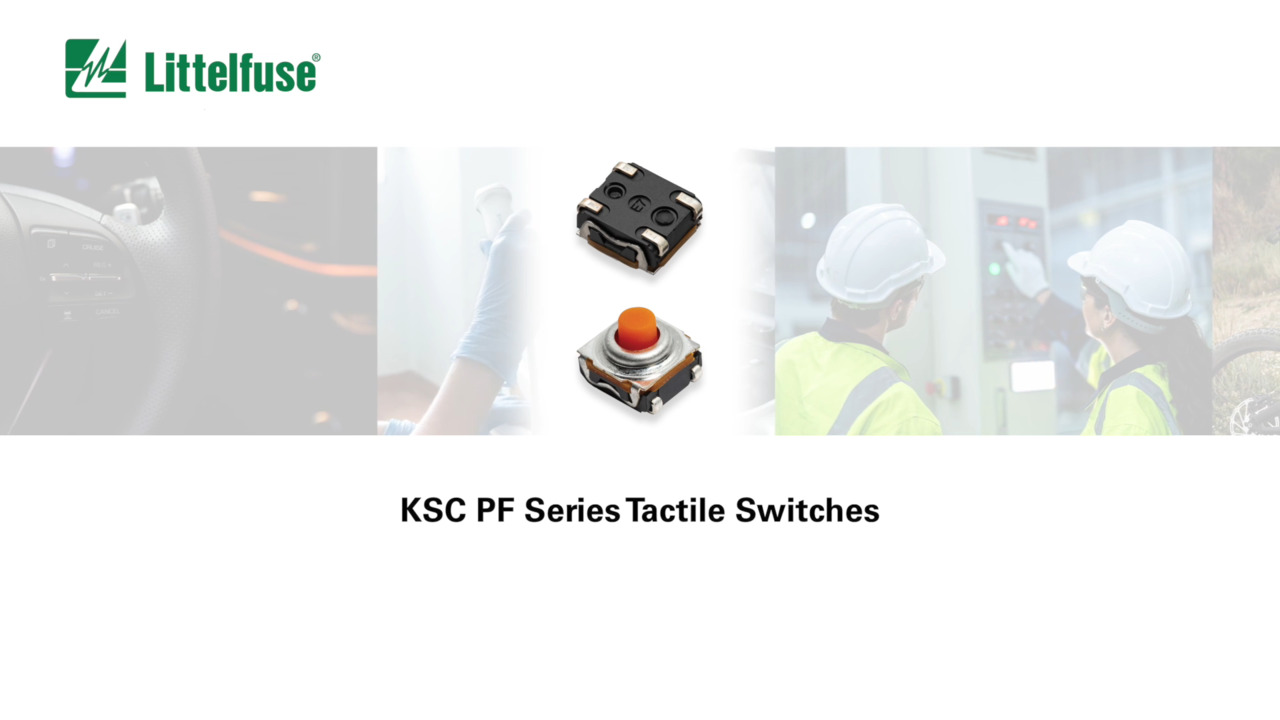 KSC PF Tactile Switches Provides Potting-Friendly Solution