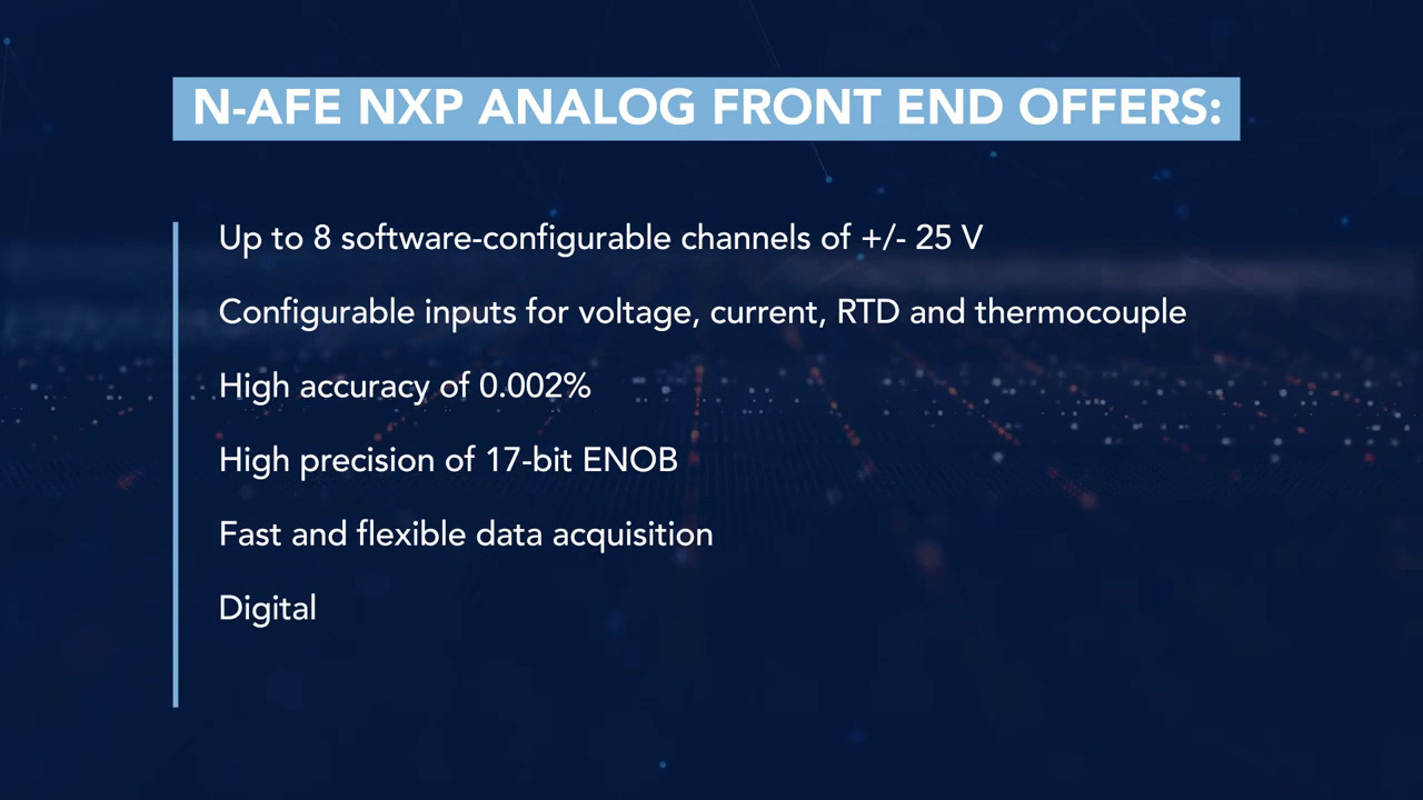N-AFE: Software Configurable Analog Front End for Smart Factories