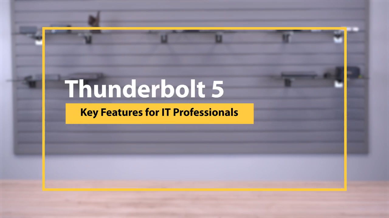 StarTech.com Thunderbolt™ 5 Cables – 240W Power & 80Gbps Performance