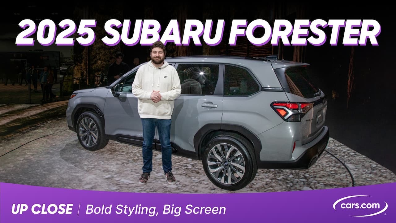 2025 Subaru Forester Up Close: Bolder Styling, Bigger Screen