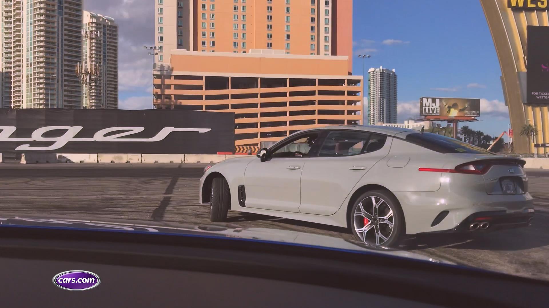 2018 Kia Stinger GT Shreds Tire While Drifting — Cars.com