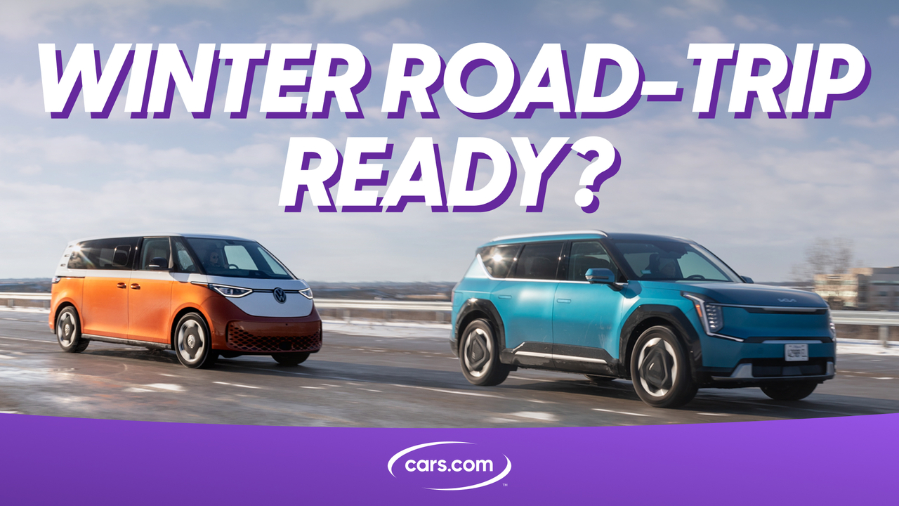 Cold-Weather EV Efficiency Test: 2025 Volkswagen ID. Buzz Vs. 2024 Kia EV9