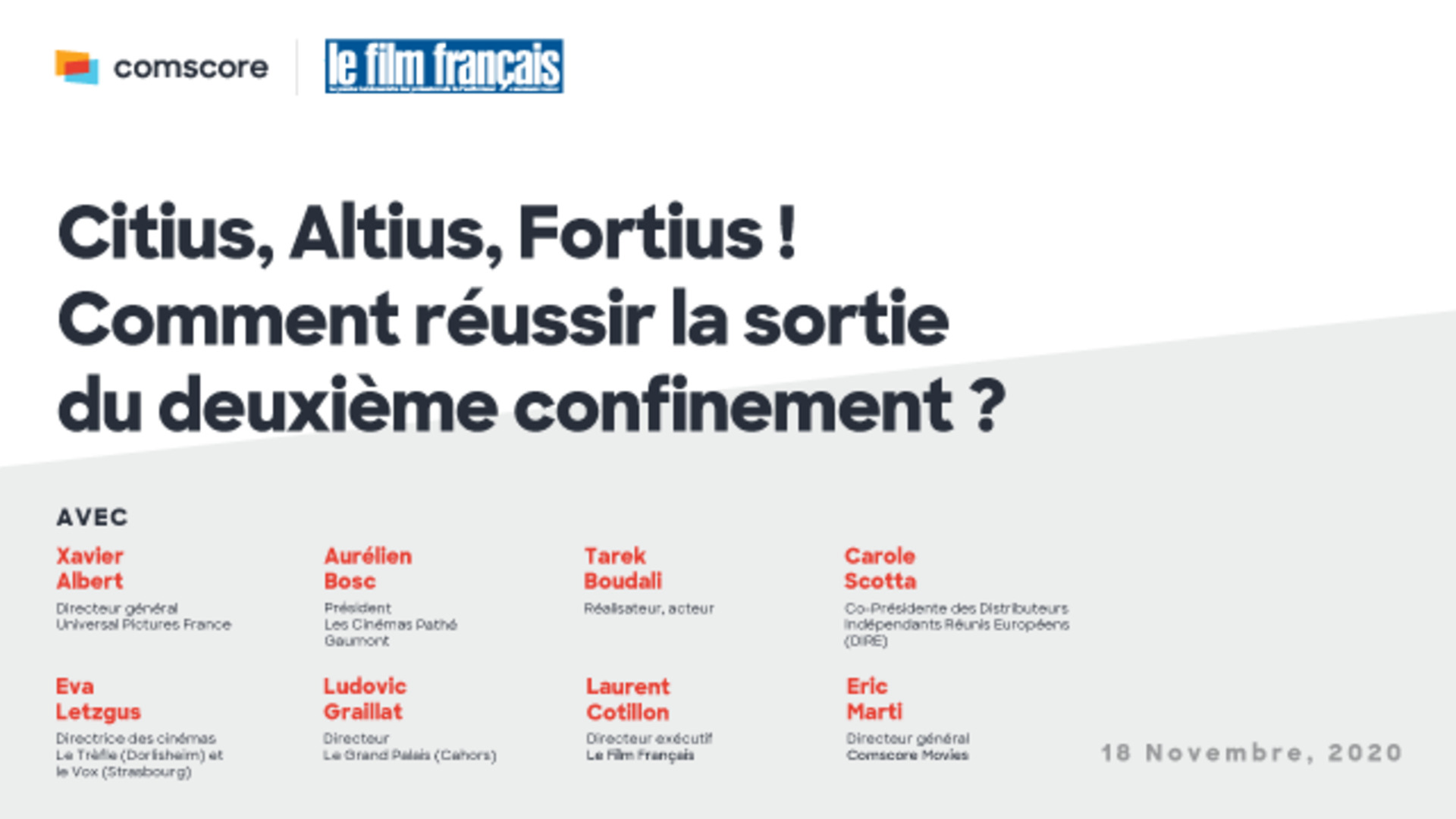 Tables Rondes Le Film Français-Comscore - Comscore, Inc.