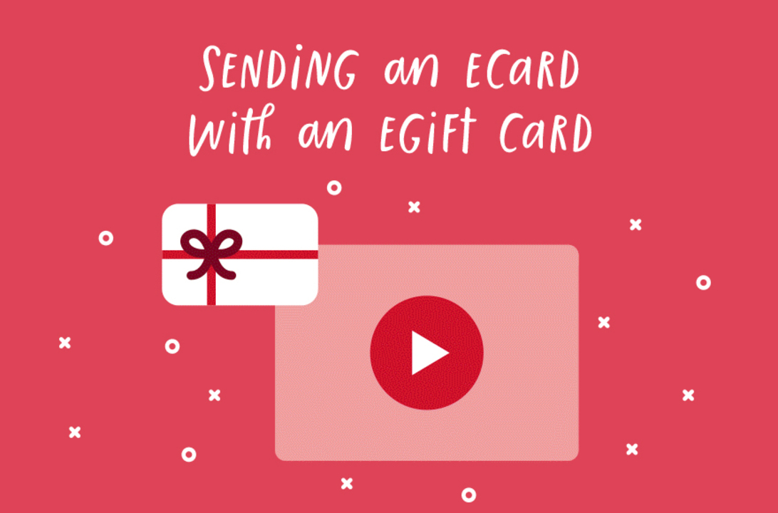 How to Send an Ecard With a Gift Card  