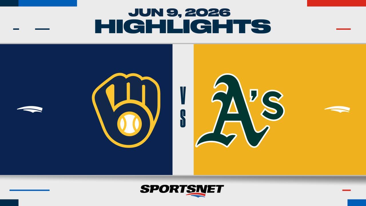 MLB Highlights: Athletics 7, Brewers 5
