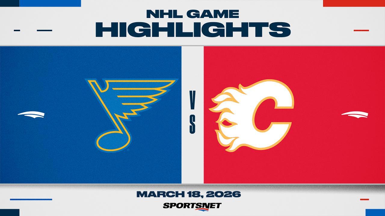 NHL Highlights: Flames 2, Blues 1 (SO)