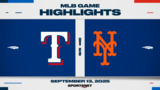 MLB Highlights: Rangers 3, Mets 2
