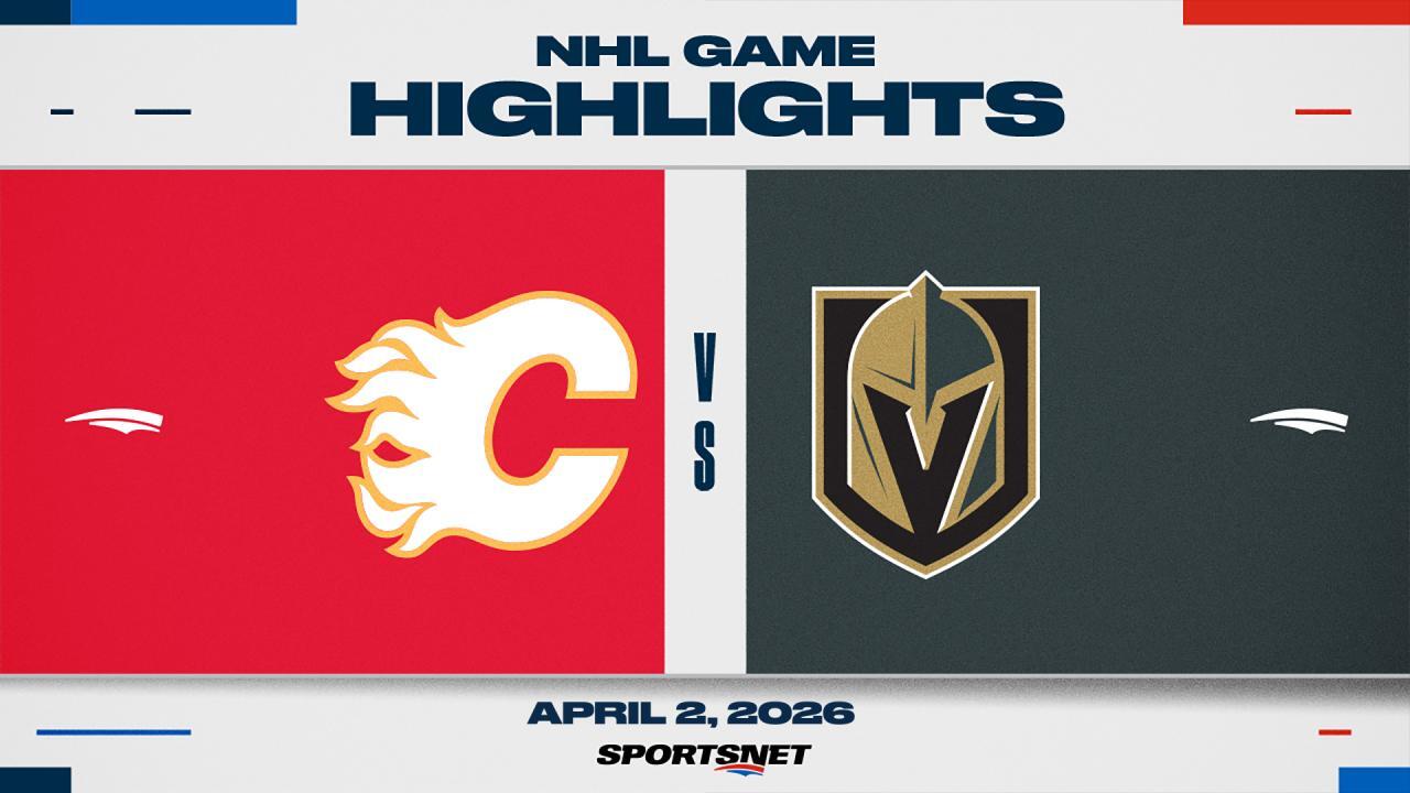 NHL Highlights: Golden Knights 6, Flames 3
