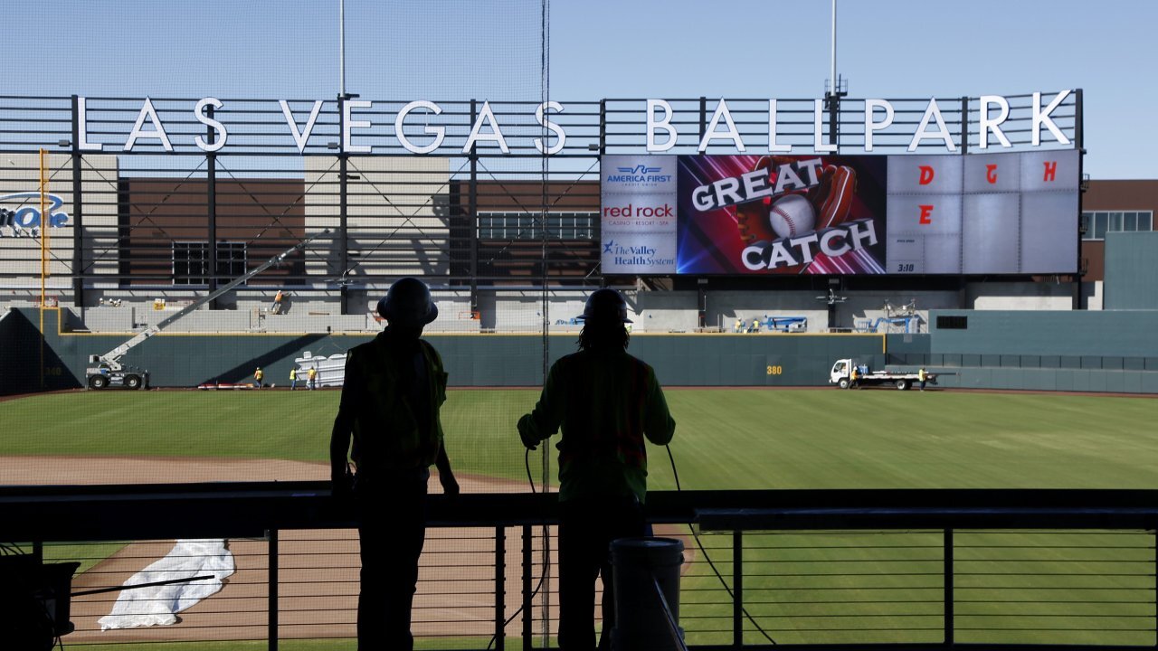 A's impressed with Las Vegas Ballpark