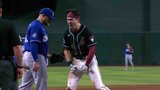 Diamondbacks’ Carroll triples home tying run in ninth vs. Dodgers